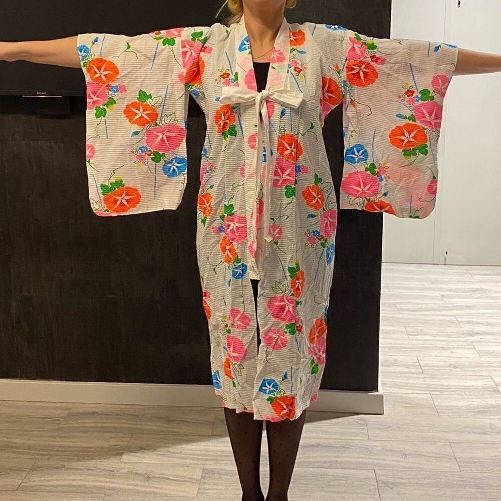Dress floral Kimono